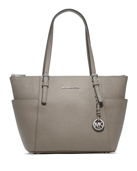 michael kors grey jet set tote|Michael Kors jet set luggage.